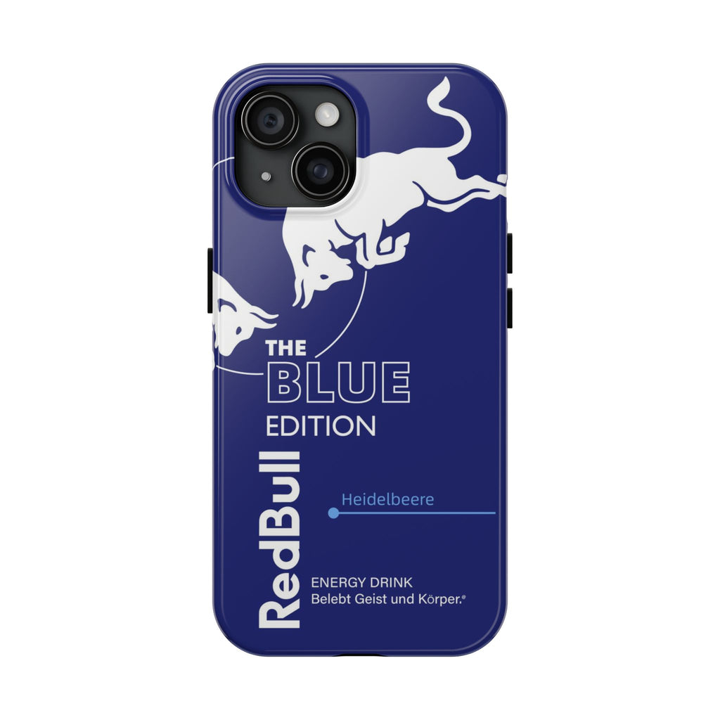 Blue Edition Red Bull Tough Phone Case — 'The Blue Edition' Energy Drink Design